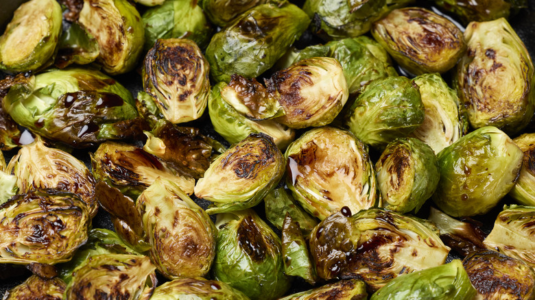 Choux de Bruxelles rôtis à la poêle