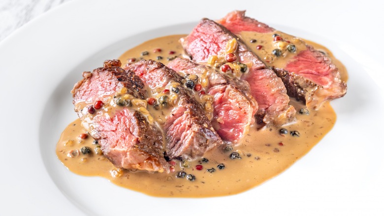 steak au poivre