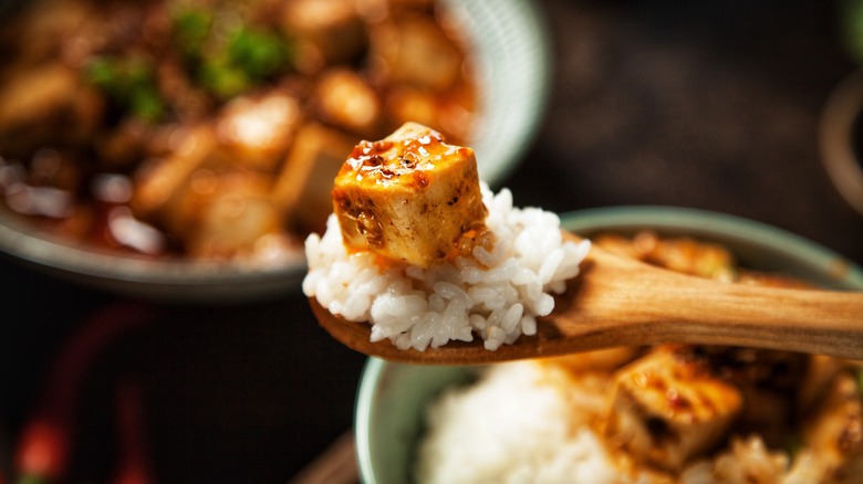 Tofu à la cuillère