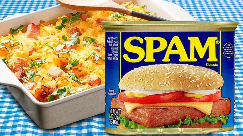 Spam aux œufs en cocotte 