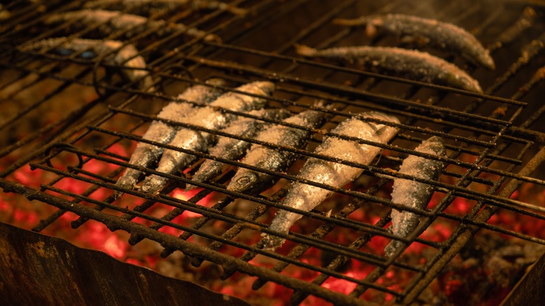 sardines fraîches grillées