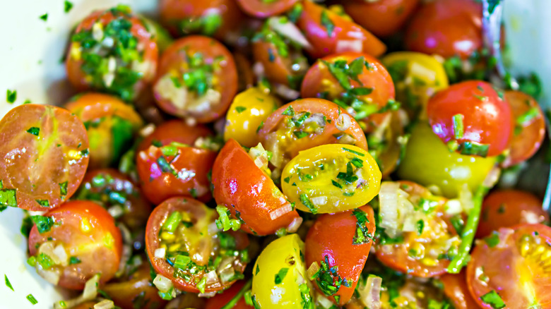 salade de tomates