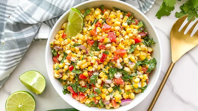 Salade de maïs à la mexicaine