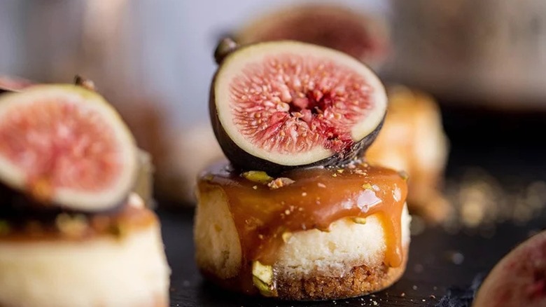 Mini cheesecake aux figues