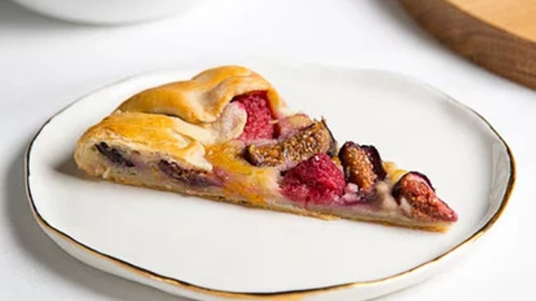 Galette aux figues et framboises 