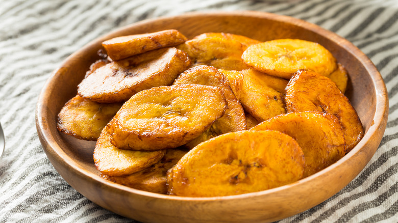 Plantains frits faits maison