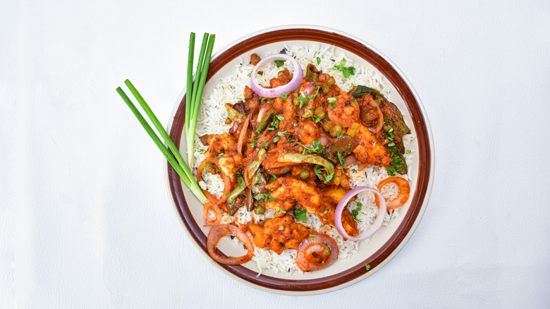 Poisson tandoori sur riz 