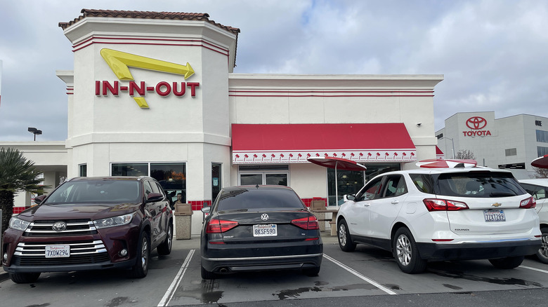 Vitrine du magasin Oakland In-N-Out