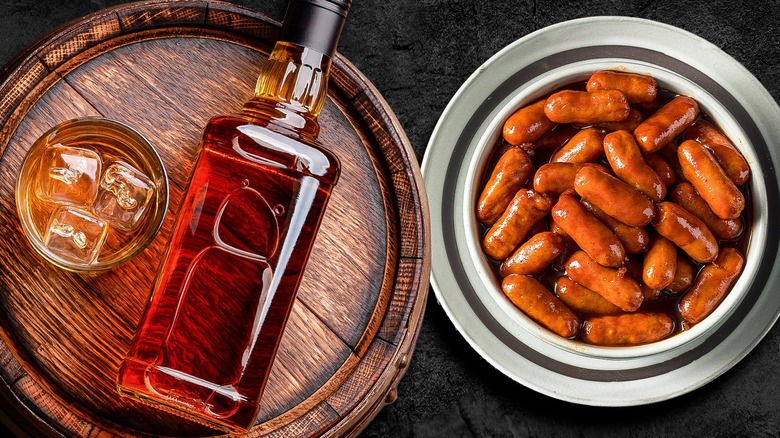 Petits smokies et bourbon 