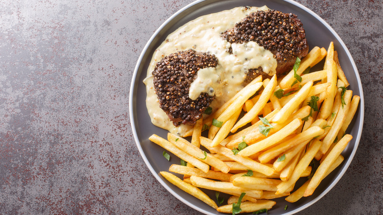 steak au poivre