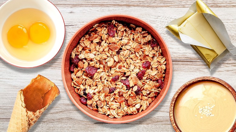 Granola avec des compléments