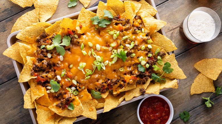 nachos au boeuf haché