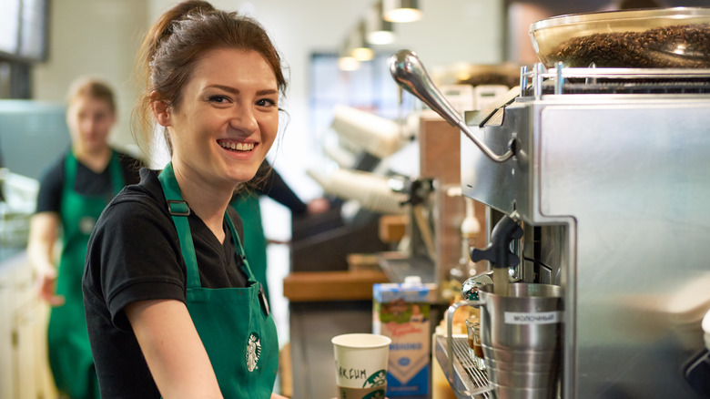 Barista de Starbucks