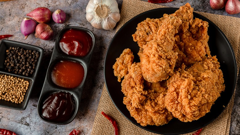 Aperçu du poulet frit 