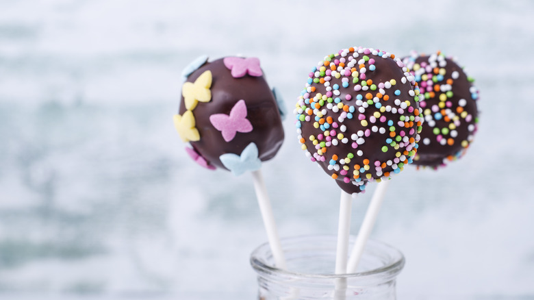 Cake pops au chocolat