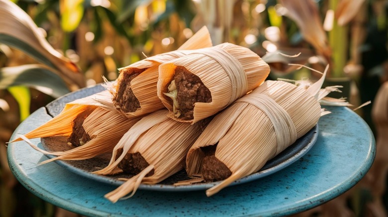 assiette de tamales