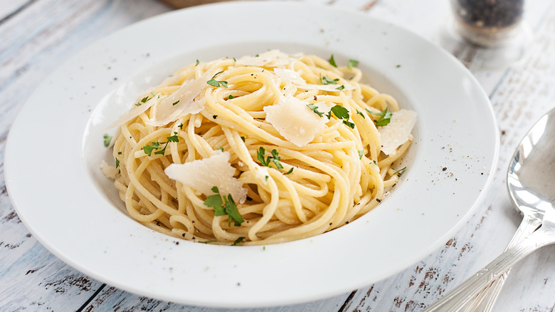 spaghetti au parmesan