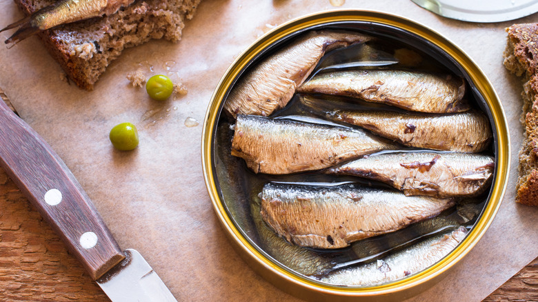 boîtes de sardines