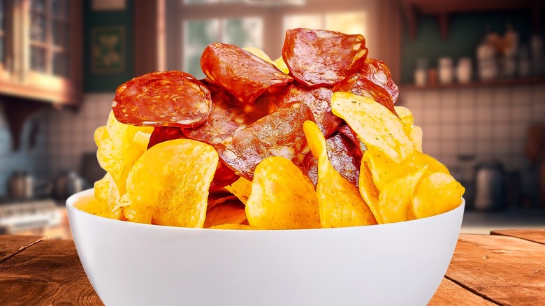 chips de salami