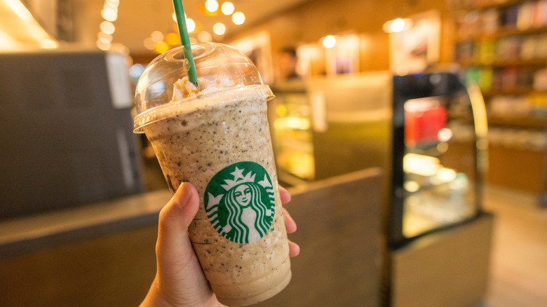 Frappuccino aux pépites de Java de Starbucks