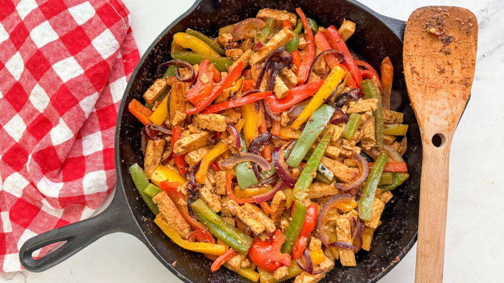 Recette de fajitas au tofu grésillant