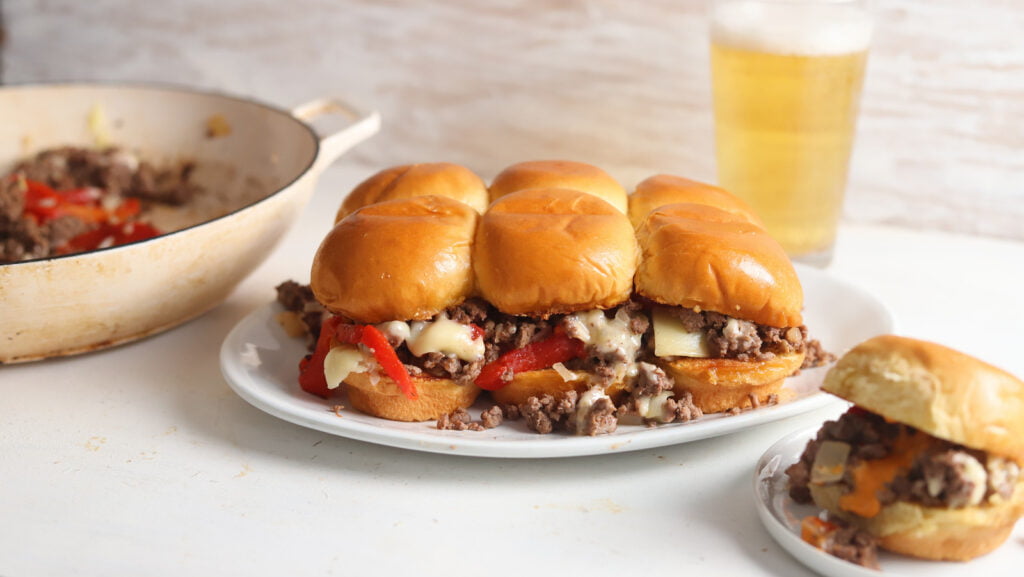 Recette de sloppy joe au fromage de Philadelphie