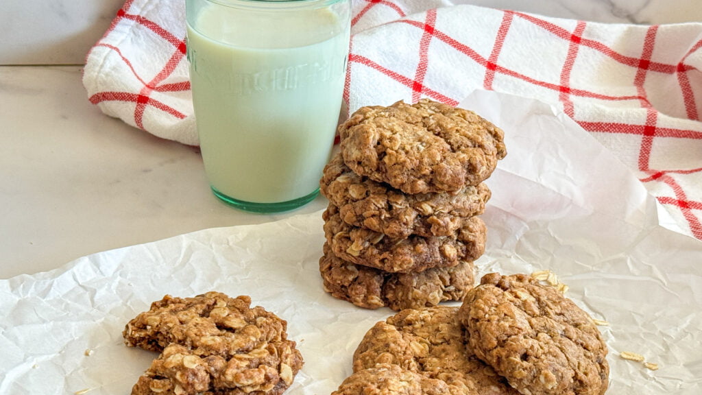 Recette de biscuits à l’avoine moelleux végétaliens