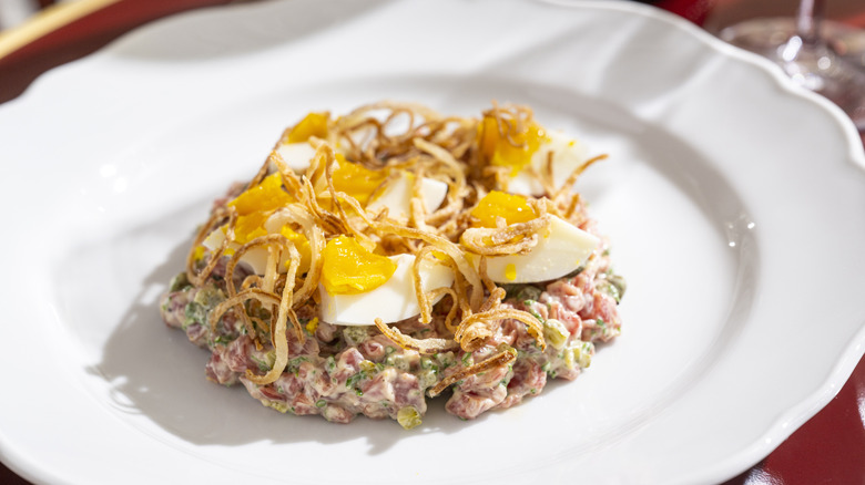 tartare de boeuf chez libertine