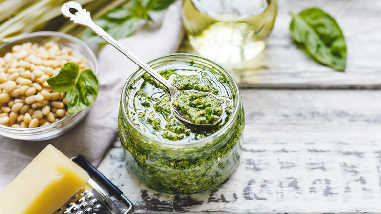 Sauce pesto verte