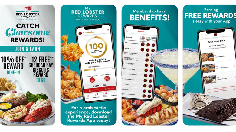 Application de récompenses Red Lobster