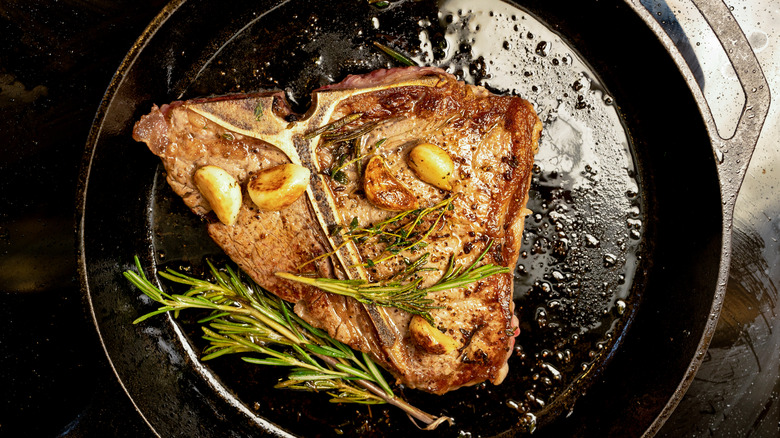 Steak à saisir à la poêle