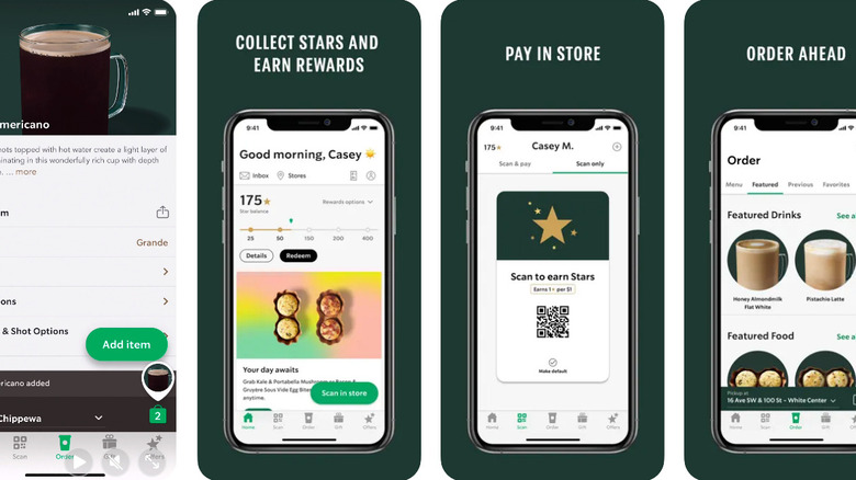 L'application Starbucks