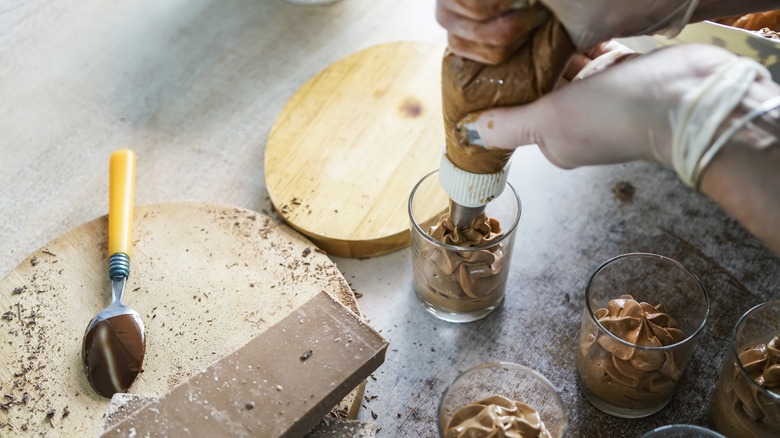 Mousse en coupelles individuelles