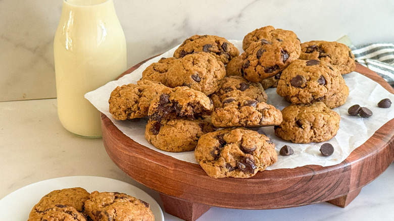 Biscuits végétaliens aux pépites de chocolat