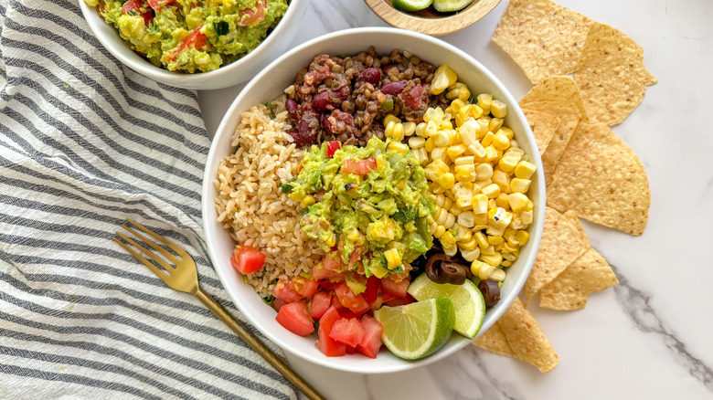 salade de tacos au guacamole