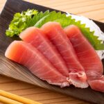 La quantité de thon pour un simple sashimi